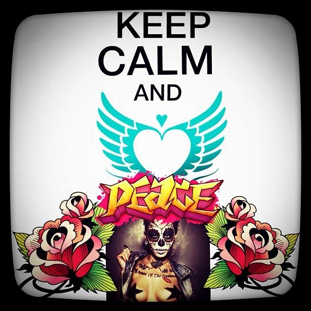 Cool Photograph - Keep Calm And Peace by Dvon Medrano