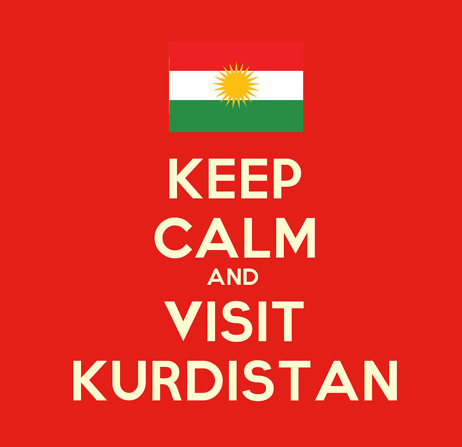 Keep Calm-And Visit Kurdistan Painting by Celestial Images