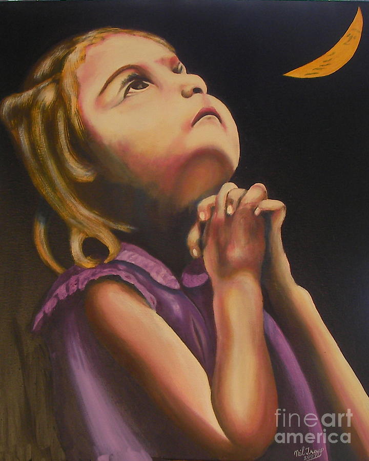 Child Painting - Keep Me Safe by Neil Trapp