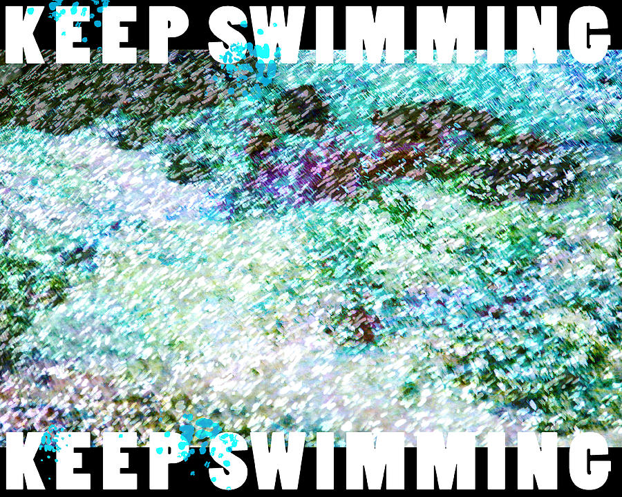Keep Swimming  Mixed Media by John Fish