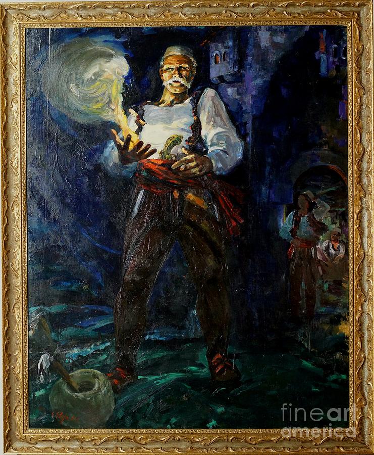 Composition Painting - Keep Your Powder Dry by Sefedin Stafa Composition Painting - Keep Your Powder Dry by Sefedin Stafa