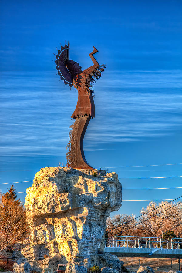 Keeper of the Plains Photograph by Tom Weisbrook
