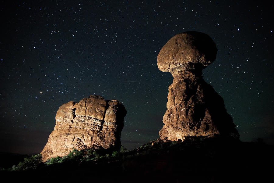 Arches National Park Photograph - Keepers of the Night by Darren White