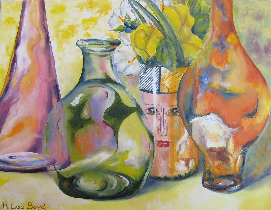 Vase Painting - Keeping an Eye on Things by Lisa Boyd