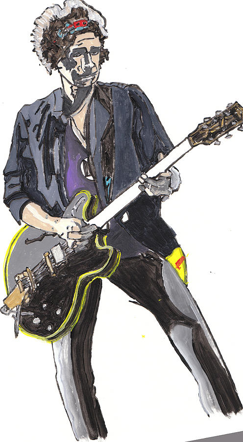 Keith Richards Painting by Dana Smith - Fine Art America