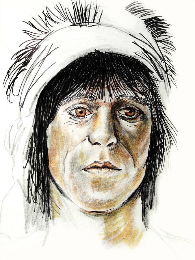 Keith Richards Drawing - Keith Richards by Todd Spaur