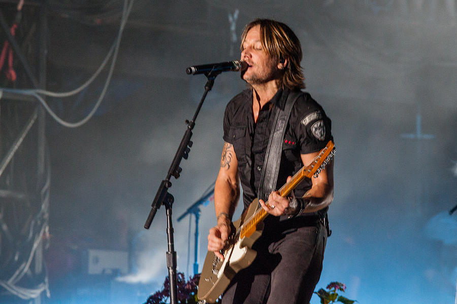 Music Photograph - Keith Urban 3 by Mike Burgquist