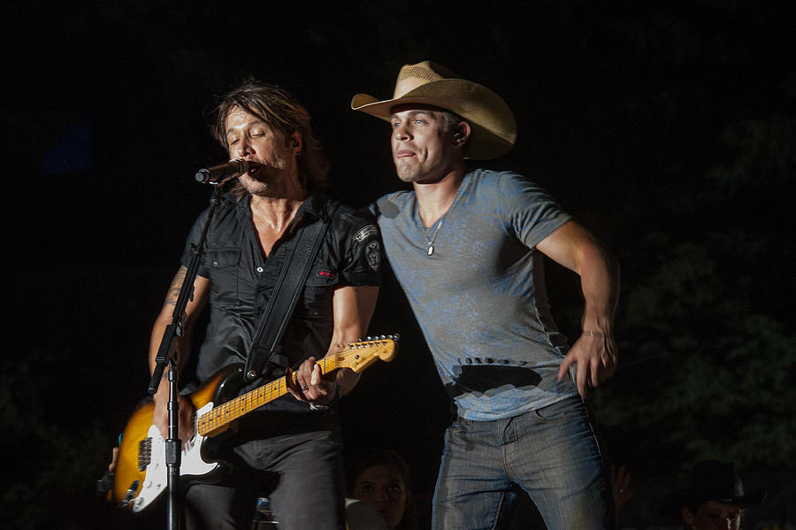 Music Photograph - Keith Urban and Dustin Lynch by Mike Burgquist
