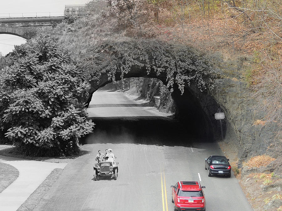 Kelly Drive Rock Tunnel Photograph by Eric Nagy