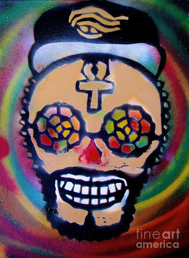 Hip Hop Painting - Kemetic Sugar Skull by Tony B Conscious
