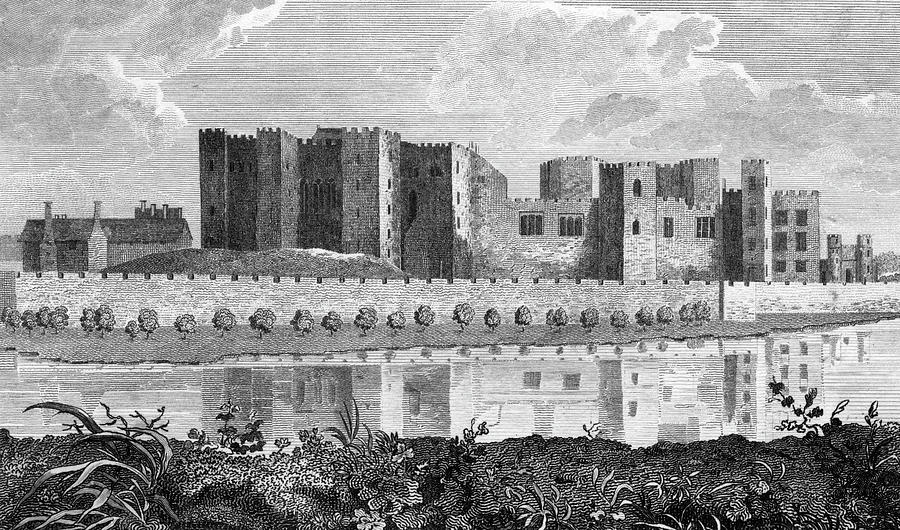 Kenilworth Castle A Exterior View Drawing by Mary Evans Picture Library ...