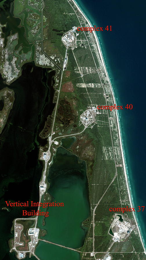 Kennedy Space Center Photograph by Geoeye/science Photo Library