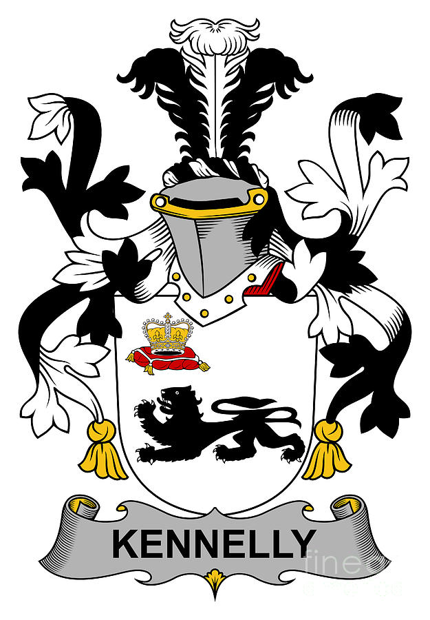 Kennelly Coat of Arms Irish Digital Art by Heraldry - Pixels