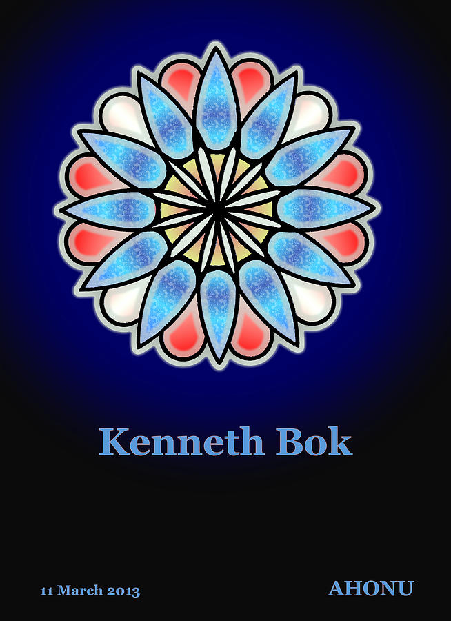 Kenneth Bok Painting by AHONU Aingeal Rose