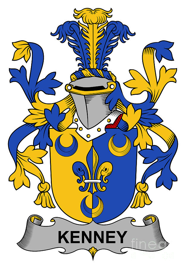 Kenney Coat of Arms Irish Digital Art by Heraldry | Fine Art America