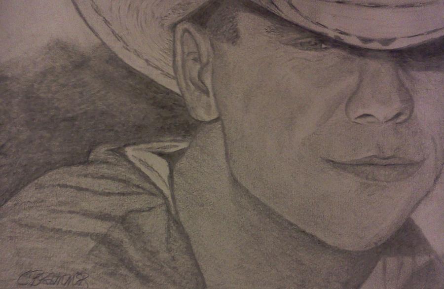 Kenny Chesney Drawing by Christy Saunders Church