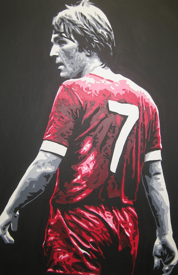 Soccer Painting - Kenny Dalglish - Liverpool FC 2 by Geo Thomson