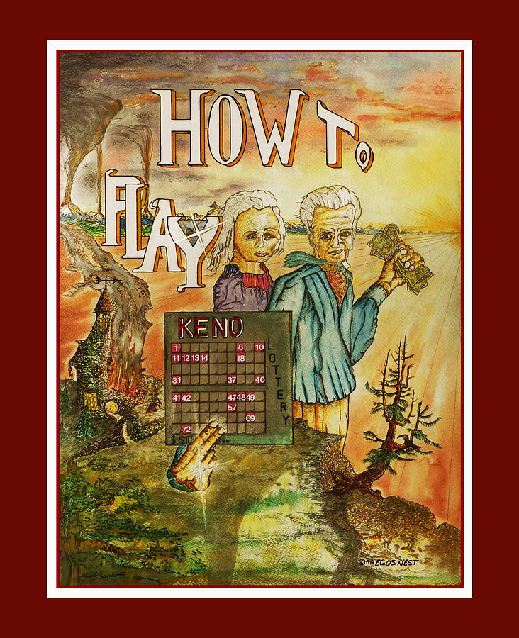 Keno Gambling Small Bet Big Win Painting by Michael Shone SR