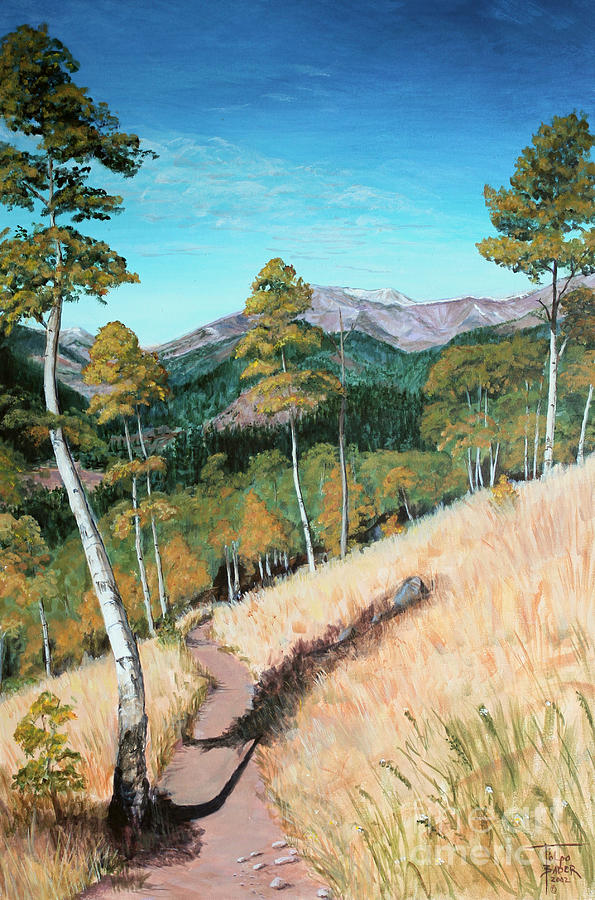 Kenosha Pass - Colrado Trail by Art By - Ti Tolpo Bader Kenosha Pass - Colrado Trail by Art By - Ti Tolpo Bader