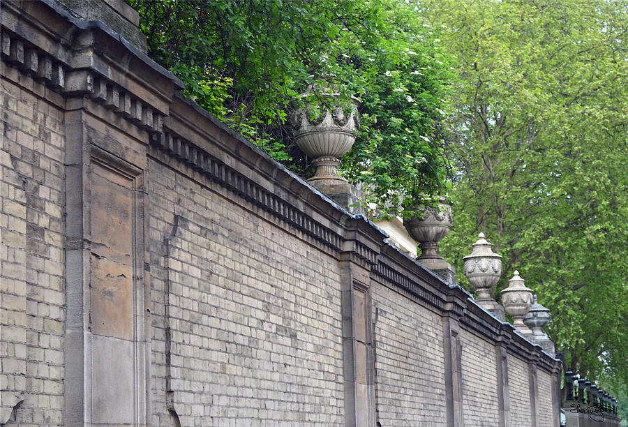 Kensington Palace Wall- Paint Photograph by Shanna Hyatt