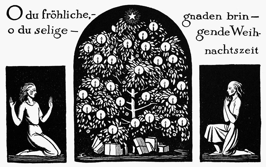 Kent Christmas, 1924 Drawing by Granger