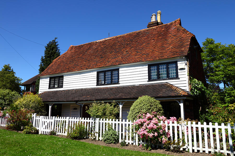 Typical Kent Cottage England Photograph by James Brunker