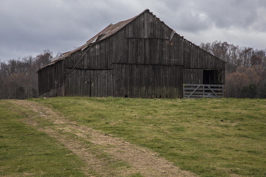 Kentucky Barn and Path in Color Photograph by John McGraw