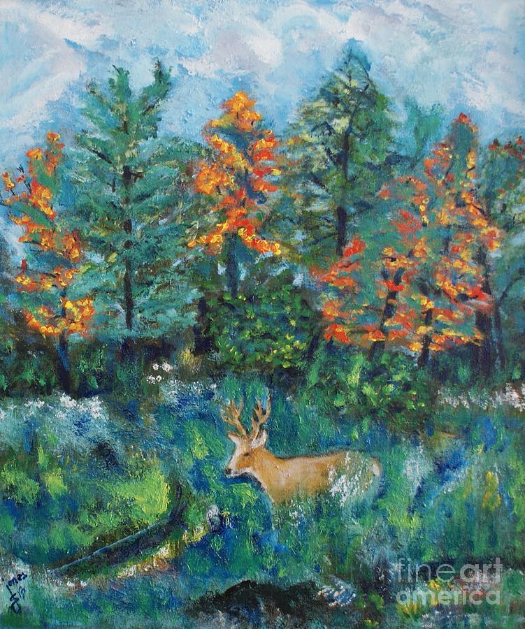 Kentucky Buck Painting by Shelley Jones