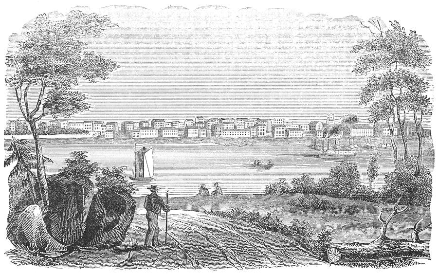 Kentucky Louisville, 1850 Painting by Granger