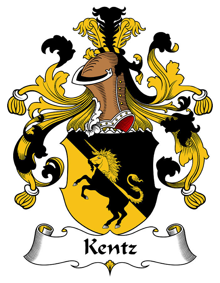 Kentz Coat of Arms German Digital Art by Heraldry - Pixels