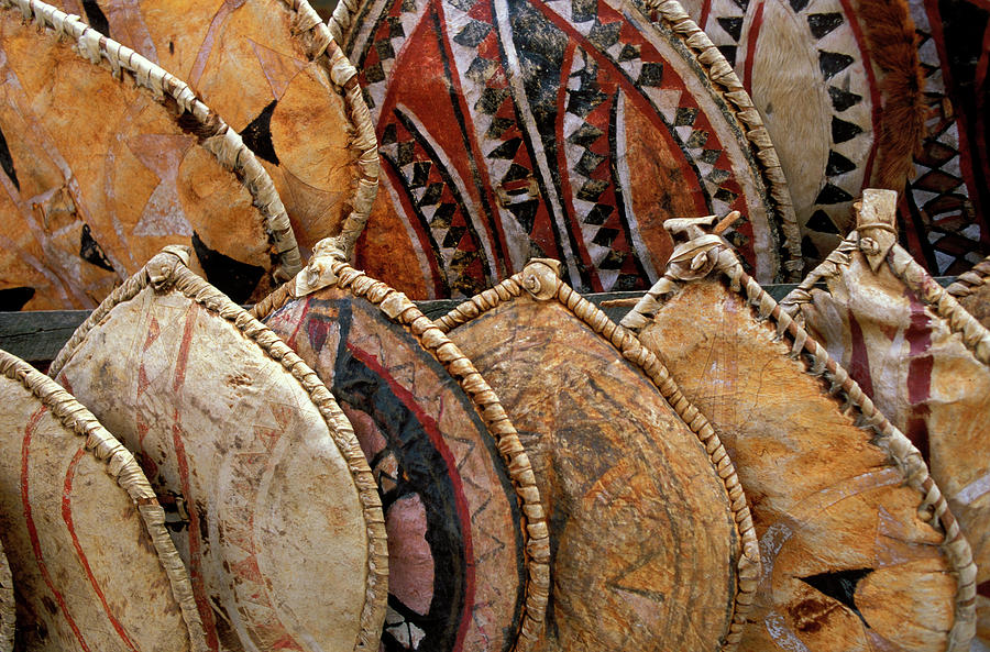 Kenya Handmade Masai Shields Photograph by Jaynes Gallery - Pixels