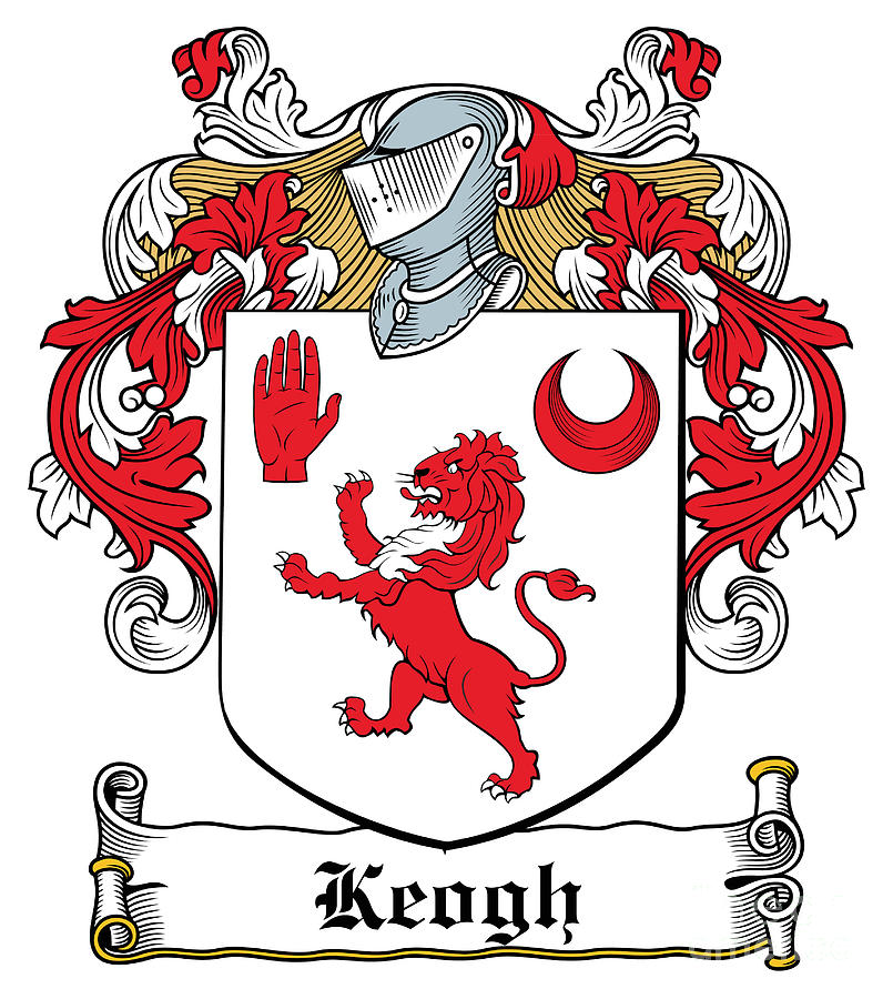 Keogh Irish Family Surname Pin Badge 