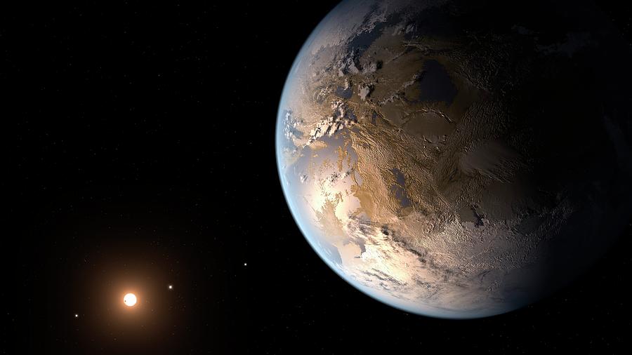 Kepler-186f Exoplanet Photograph by Nasa/ames/seti Institute/jpl ...