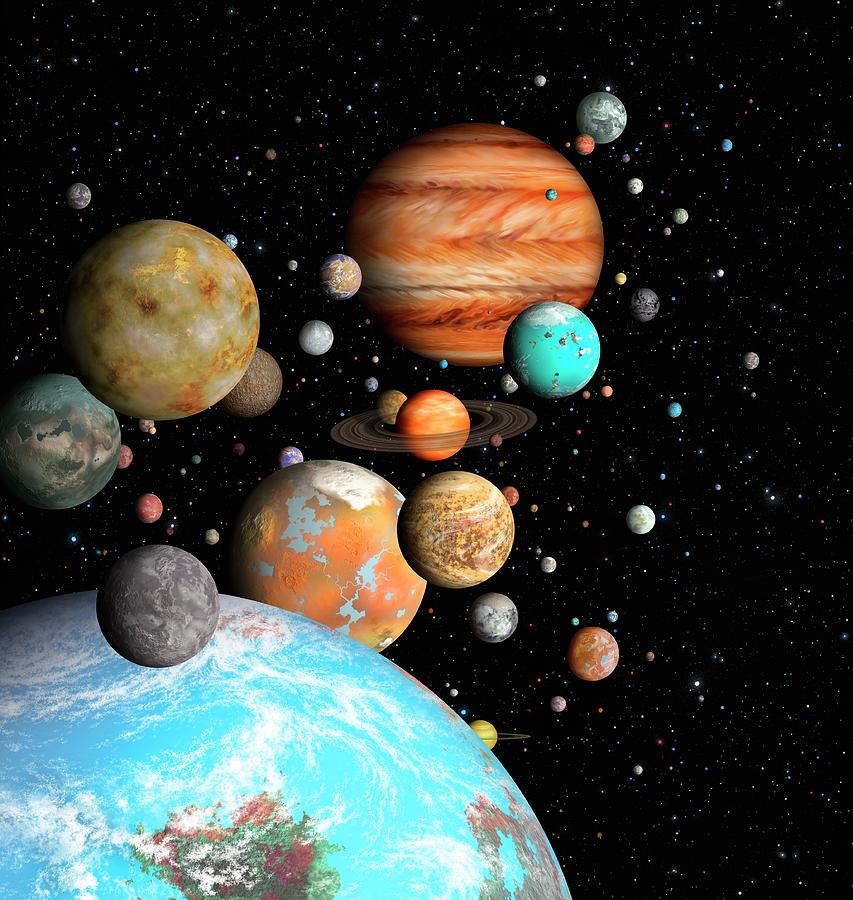 Kepler Missions Exoplanets Photograph by Lynette Cook/science Photo Library