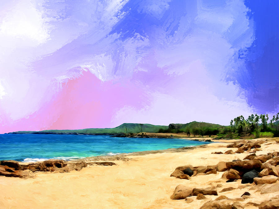 Kepuhi Beach Molokai Painting by Dominic Piperata