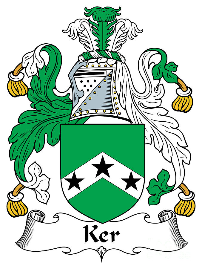 Ker Coat of Arms Irish Digital Art by Heraldry | Pixels