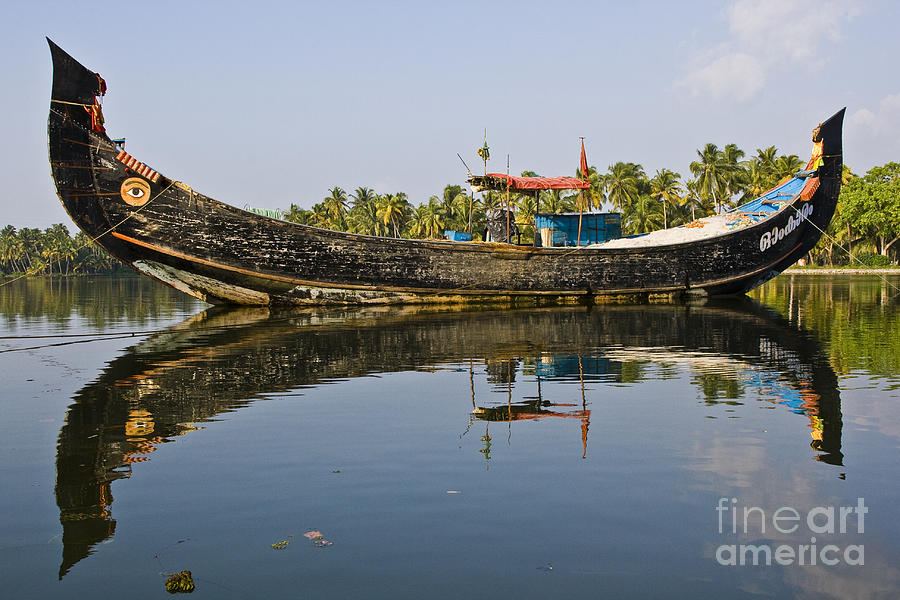 Kerala Fishing Boat Photograph by Sonny Marcyan