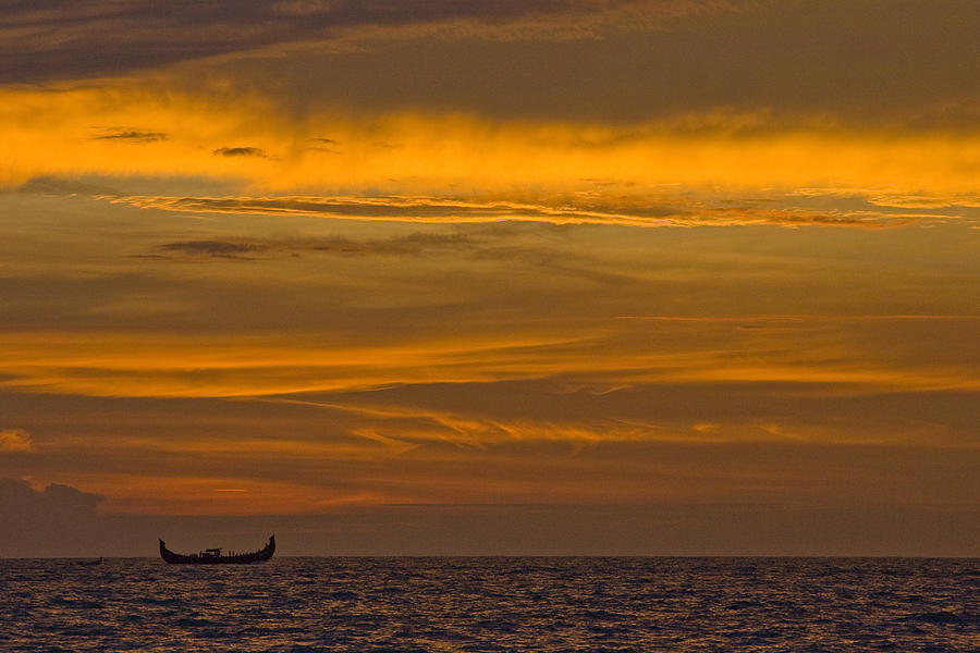 Kerala Sunset Photograph by Sonny Marcyan