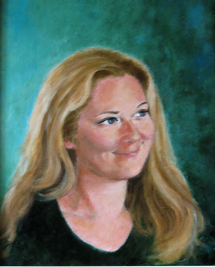 Kerri Painting by Anne F Marshall - Fine Art America