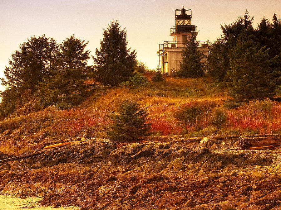 Lighthouse Photograph - Ketchikan Lighthouse by Bill Boehm