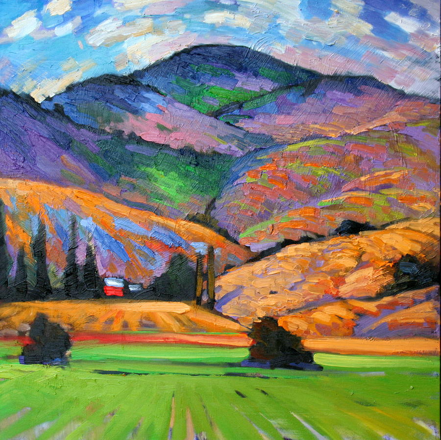 Kettle Farmscape 3 Painting by Gregg Caudell