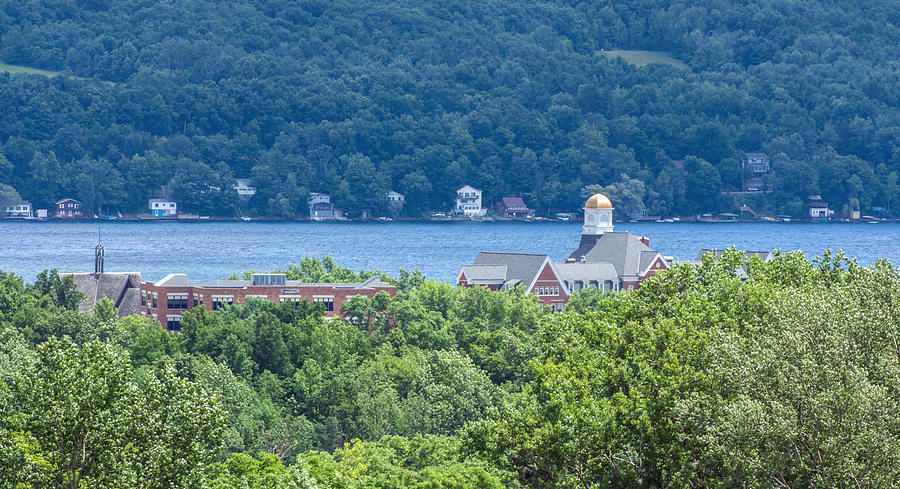 Keuka College from Above Photograph by Photographic Arts And Design Studio