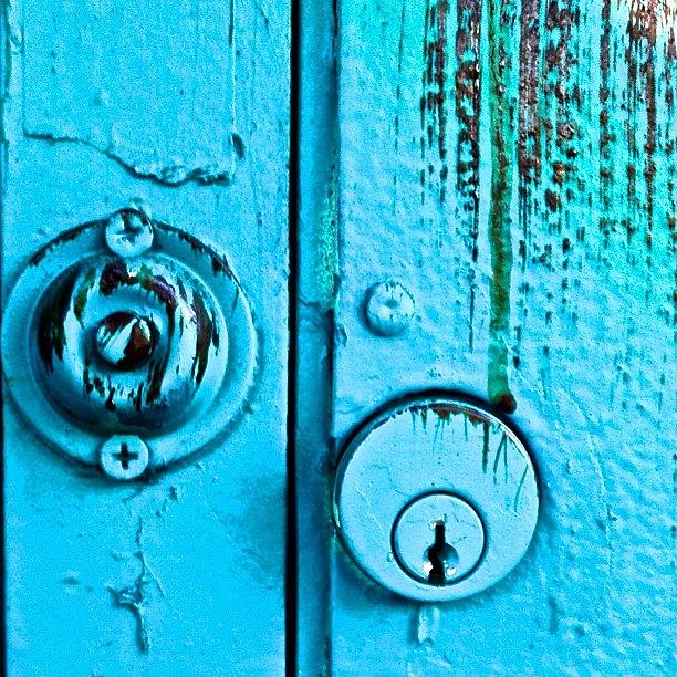 Sanfrancisco Photograph - Key Hole And Doorbell by Julie Gebhardt Sanfrancisco Photograph - Key Hole And Doorbell by Julie Gebhardt