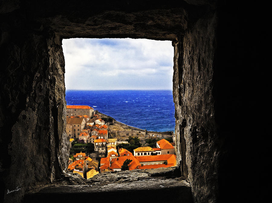 Keyhole View of Dubrovnik Photograph by Madeline Ellis
