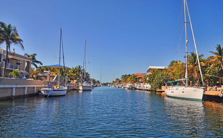 Key Largo Canal 3 Photograph by Chris Thaxter