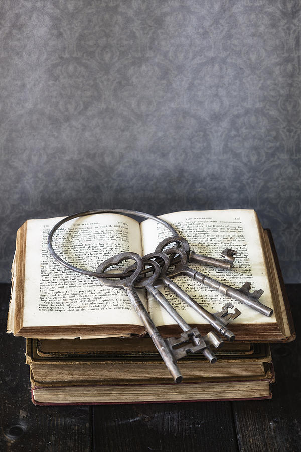 Book Photograph - Key Ring by Joana Kruse