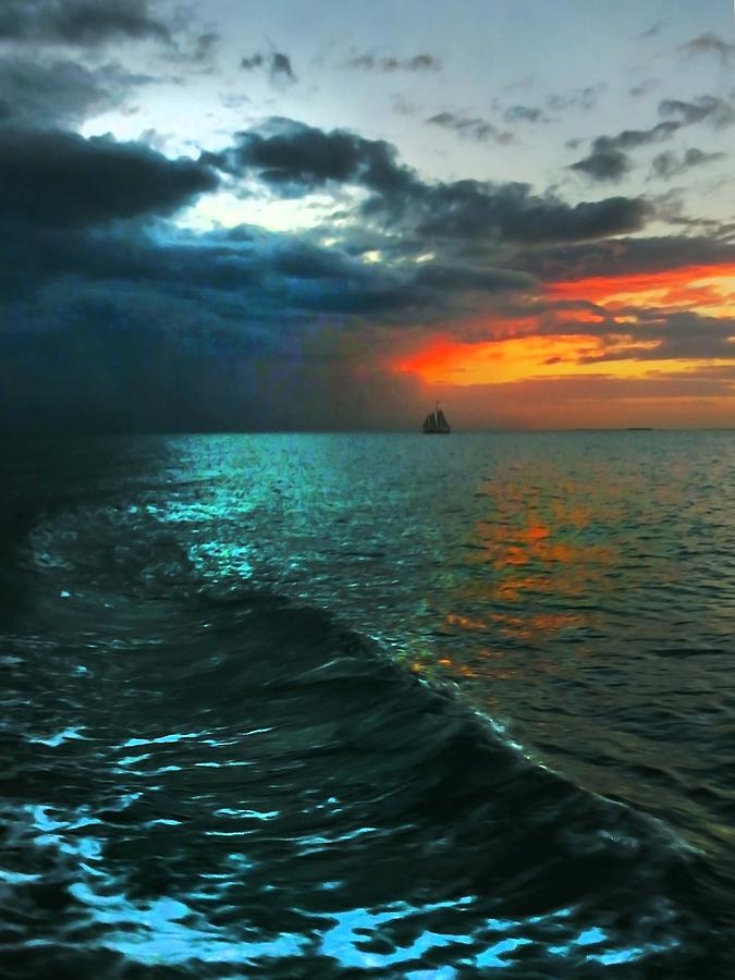 Sunset Photograph - Key West Florida Sunset by Bill Marder