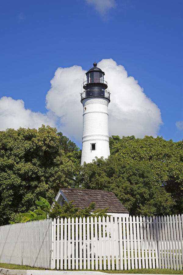 Key West Lighthouse Photograph by Lone Palm Studio