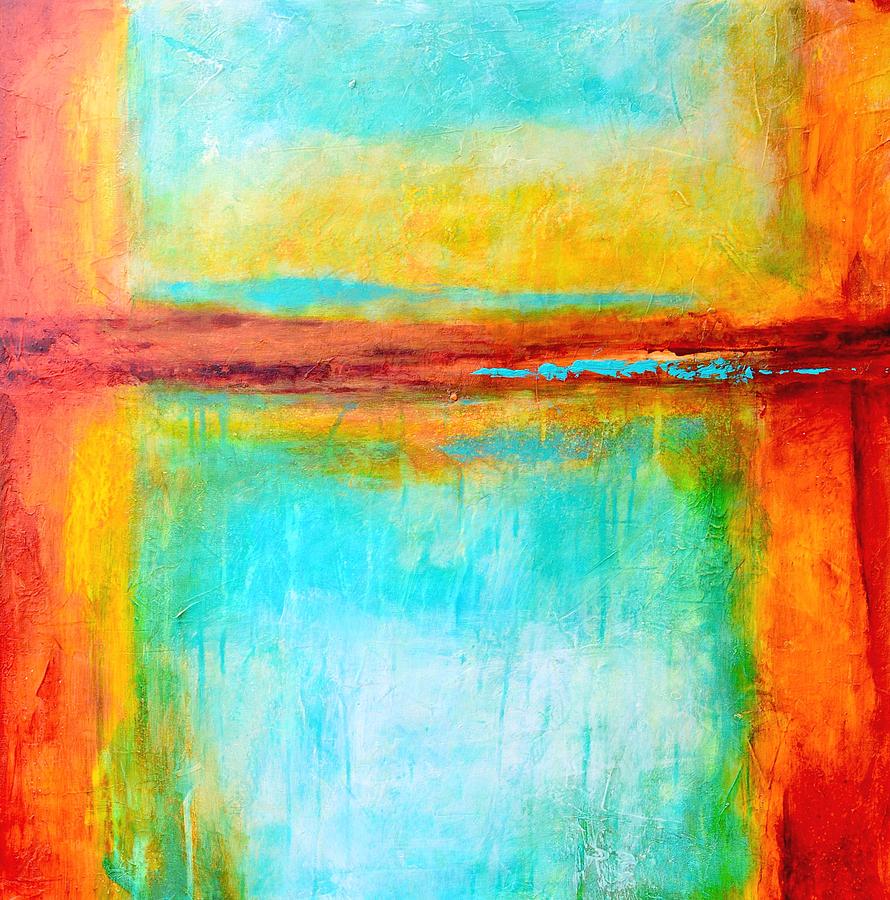 Abstract Painting - Key West Memories by Filomena Booth Abstract Painting - Key West Memories by Filomena Booth