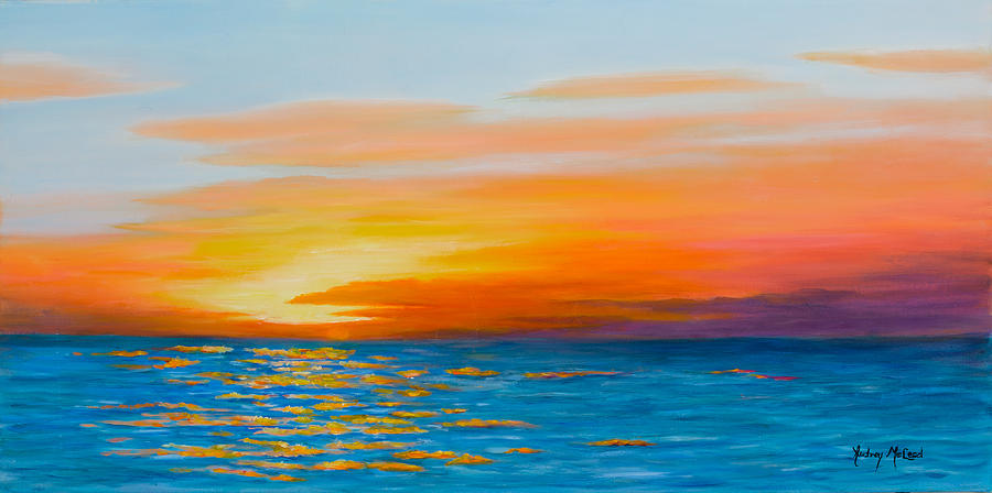 Key West Sunset Painting by Audrey McLeod